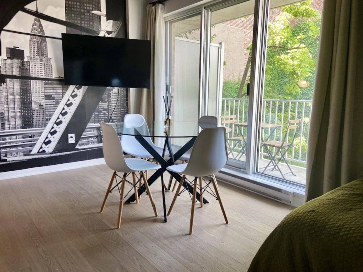 Appartement Condo Avec Terrasse Privee Dans Le Quartier Des Spectacles Montréal Dış mekan fotoğraf